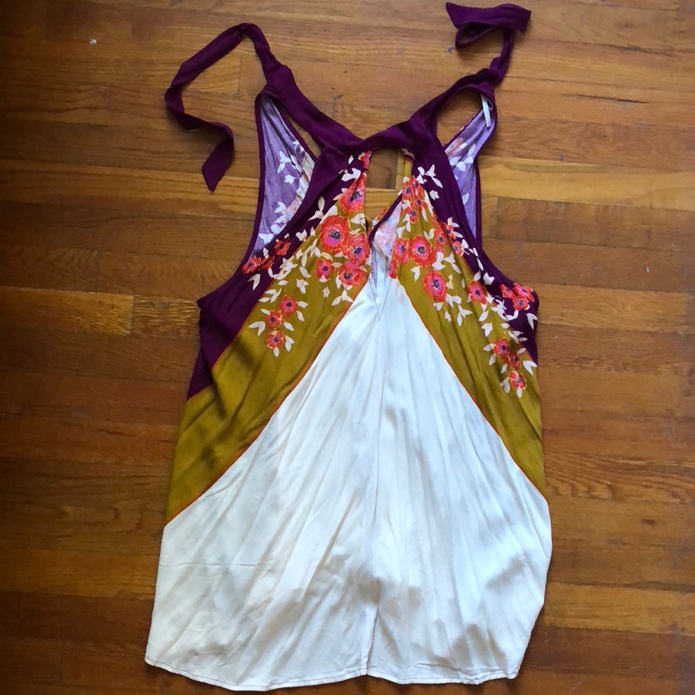 Free People Short Halter Tie-Neck Summer Dress